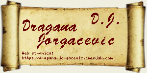 Dragana Jorgačević vizit kartica